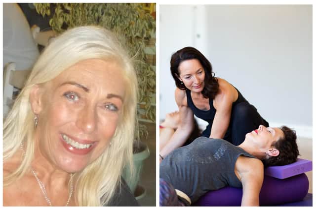 Founder of Yoga Wellbeing Sara Jobling (left) is bringing the show to the North East