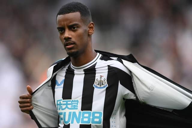 Newcastle United striker Alexander Isak.