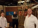 Nick Seton-Rogers (right), head of partnerships and joint ventures at TRN (Train) Ltd, with other members of the organisation