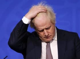 Prime Minister Boris Johnson appeared to get a little confused about his North East geography following a visit to the region. 

Picture: Hollie Adams/PA