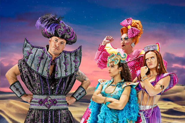 Aladdin will be flying into Sunderland Empire from December 9, 2022 to January 2, 2023.
Gary Lucy says he's counting on Mackem audiences to raise the roof at this year’s panto. The actor, who’s well-known for his roles in a host of shows such as Hollyoaks, The Bill, Casualty and Footballers’ Wives, will be starring as panto baddie Abanazer.
Gary’s been in the city recently to meet with his fellow cast members, which includes North East Queen of Comedy, Miss Rory, back for a third year running as the glamorous and razor sharp witty Widow Twankey.
Miss Rory will be joined by her sidekick, South Shields comic Tom Whalley, who’s become a favourite slapstick panto jester at the venue.