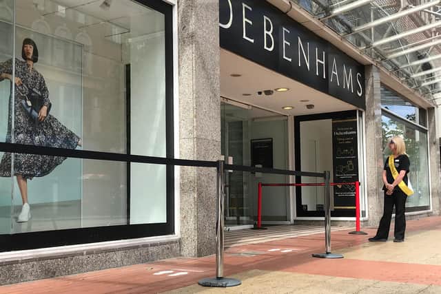 Debenhams is to axe 2,500 jobs in a bid to cut costs. Picture: PA.