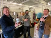 From left to right, Paul Colman, from Little Quaker Distillery, Gav Sutherland, from Darwin Brewery, and Chris, Donovan, from One More Than Two Brew.