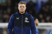 Newcastle United head coach Eddie Howe at Goodison Park.
