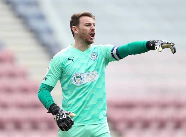 Wigan Athletic's Jamie Jones.