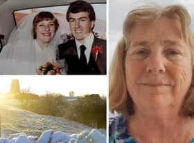 Karen Cossar who has memories of walking on the Cleadon Hills.