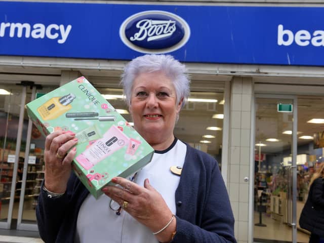 Mavis has been a loyal employee on Boots's beauty counter in King Street.