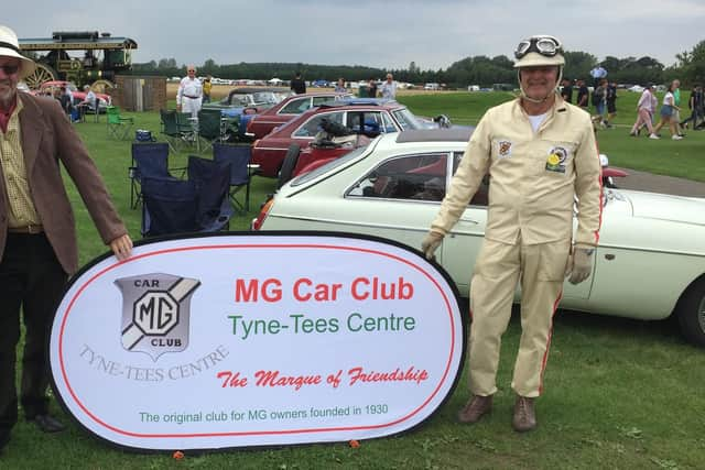 Picture taken at Croft Circuit in 2019, as a promo for the centre. This was the Croft Nostalgia event, which features historic sports car racing on the track.