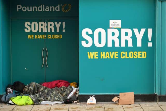 More than 20 people in South Tyneside have received emergency accomodation this winter. (Photo by OLI SCARFF/AFP via Getty Images)