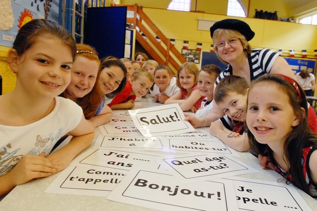 A French day at the school 15 years ago. Recognise anyone?