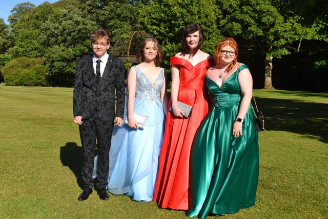 Hebburn Comprehensive School pupils ahead of their prom night.