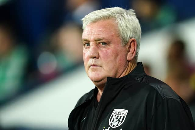 West Bromwich Albion manager Steve Bruce.