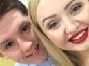 South Shields couple Liam Curry and Chloe Rutherford.