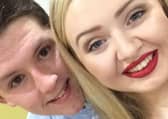 South Shields couple Liam Curry and Chloe Rutherford.