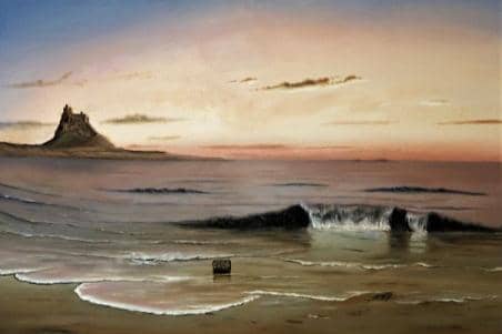 ‘Sea – carved coastline, moor and mountain’. North East England in oils