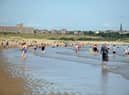 Out and about Sandhaven Beach. 