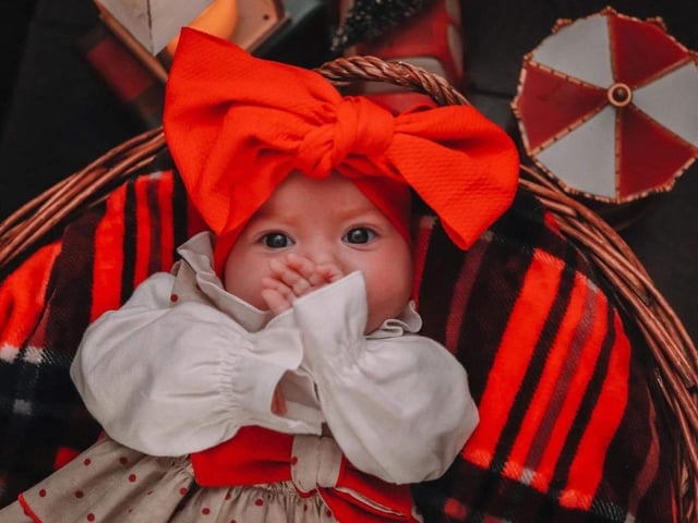 Three-month-old Cecilia. Picture: Tekitha-Marie Coombes