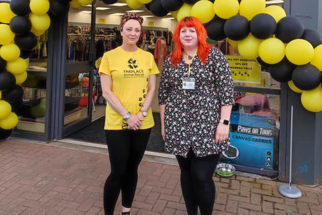 Joanne Fraser deputy manager (left) with manager  Emma Thompson