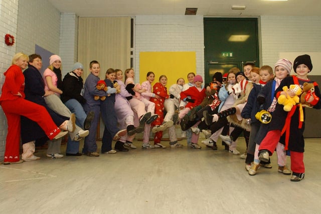 Back to 2004 for this Tyne Dock Youth Centre march for Children In Need.