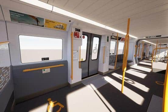 How the new trains will look inside