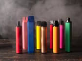 The concept of modern smoking, vaping and nicotine.