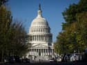 The US Capitol is seen in the morning on November 4, 2020 in Washington, DC. The nation awaits the results of a historic presidential election between President Donald Trump and his Democratic challenger, former Vice President Joe Biden with swing states still too close to call. (Photo by Al Drago/Getty Images)