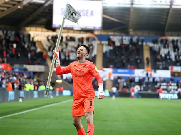 Freddie Woodman is open to returning to Swansea City. (Photo by Michael Steele/Getty Images)