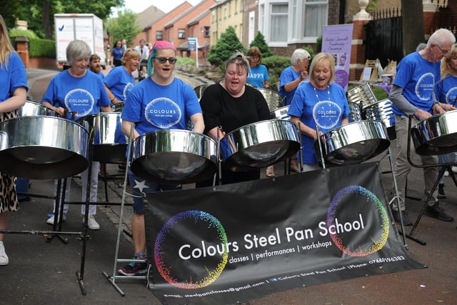 Colour Steel Pan School bringing the party to Westoe Village Fete.