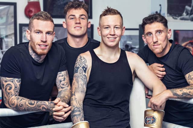 The 'Bilton Boys' who feature in the new season of BBC Three's 'Angels of the North'.