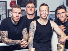 The 'Bilton Boys' who feature in the new season of BBC Three's 'Angels of the North'.