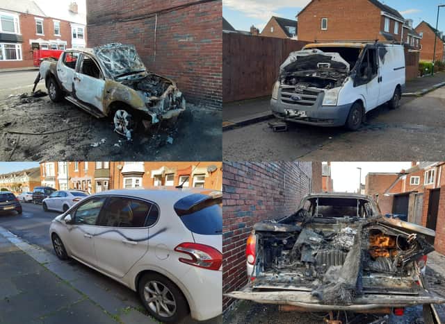 Emergency services were called to reports of 'suspicious' fires this morning.