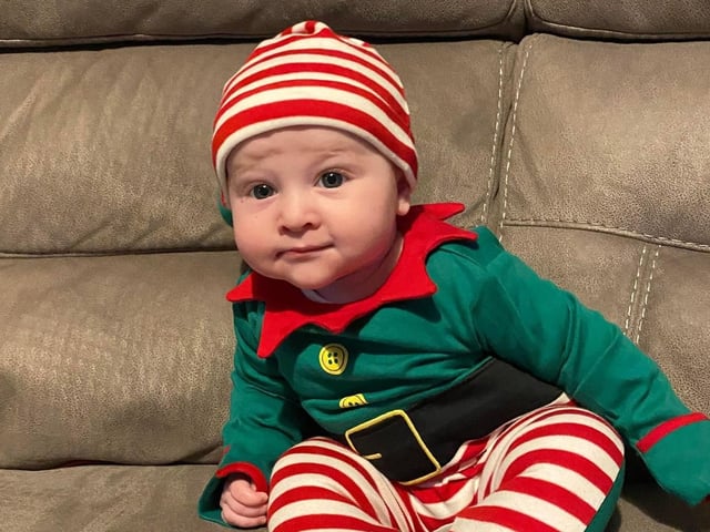 Four-month-old Lily. Picture: Lacie-Mai Burnett