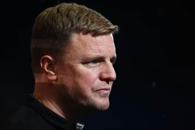 Newcastle United head coach Eddie Howe.