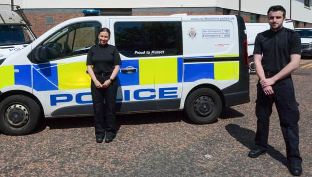 PC Alexandra Rackstraw and PC Andrew Curtis have won a Royal Humane Society Testimonial in recognition of their 'outstanding intervention' to help a vulnerable woman in South Shields.