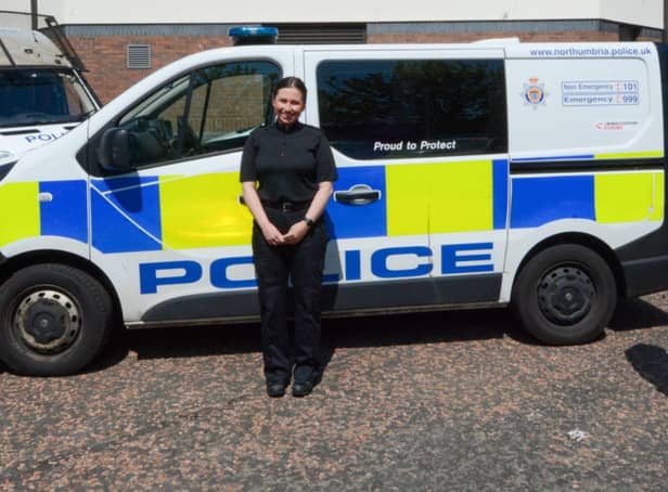 PC Alexandra Rackstraw and PC Andrew Curtis have won a Royal Humane Society Testimonial in recognition of their 'outstanding intervention' to help a vulnerable woman in South Shields.