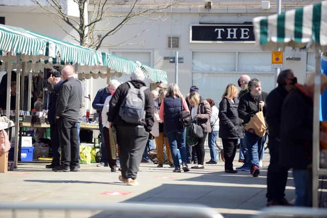 Shoppers were pleased to see the return of the South Shields market following the easing of lockdown.