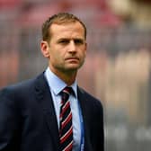 MOSCOW, RUSSIA - JULY 11:  England FA Director of Elite Development, Dan Ashworth looks on during a pitch inspection prior to the 2018 FIFA World Cup Russia Semi Final match between England and Croatia at Luzhniki Stadium on July 11, 2018 in Moscow, Russia.  (Photo by Dan Mullan/Getty Images)