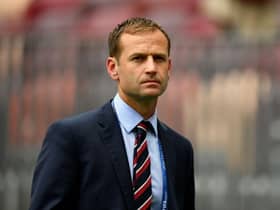 MOSCOW, RUSSIA - JULY 11:  England FA Director of Elite Development, Dan Ashworth looks on during a pitch inspection prior to the 2018 FIFA World Cup Russia Semi Final match between England and Croatia at Luzhniki Stadium on July 11, 2018 in Moscow, Russia.  (Photo by Dan Mullan/Getty Images)