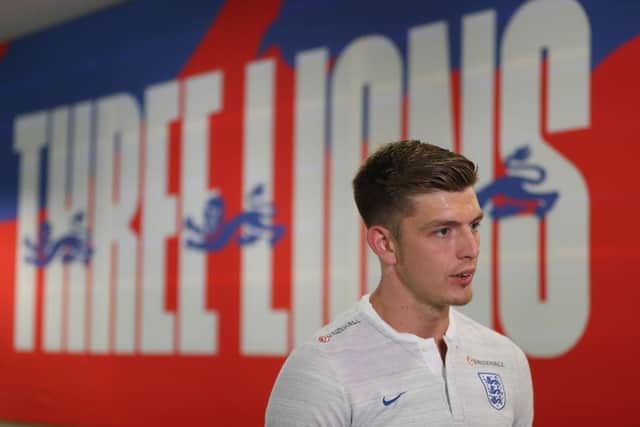 England's Nick Pope before the 2018 World Cup in Russia.