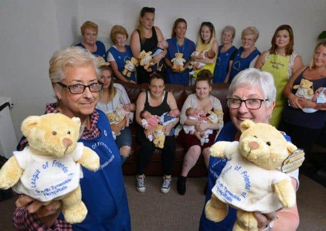 South Tyneside League of Friends, From left Dorothy Rogers and Maureen Young.