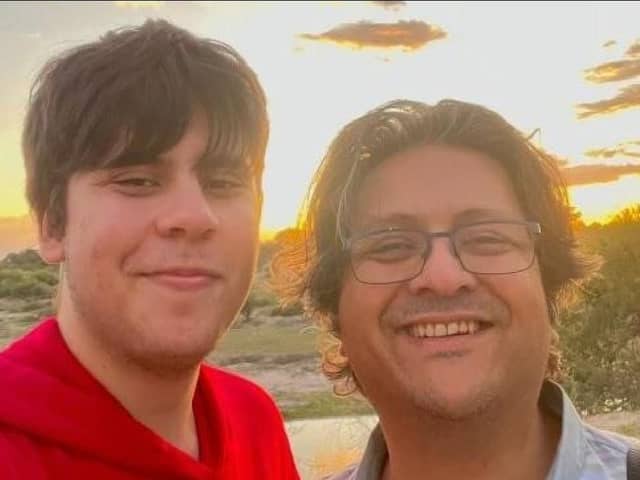 Shahzada Dawood, 48, and his son Suleman Dawood, 19