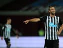 Newcastle United striker Andy Carroll.  (Photo by ADAM DAVY/POOL/AFP via Getty Images)