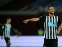Newcastle United striker Andy Carroll.  (Photo by ADAM DAVY/POOL/AFP via Getty Images)