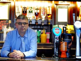 Lee Hughes, landlord at the Red Hackle in Jarrow.