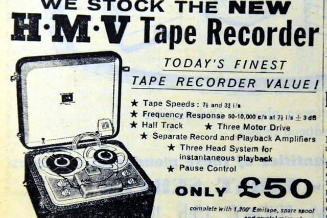 Wiggs was the place for your top tape recorder purchases in 1960.