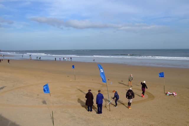 Campaigners mark SOS-NHS day of action on coast.