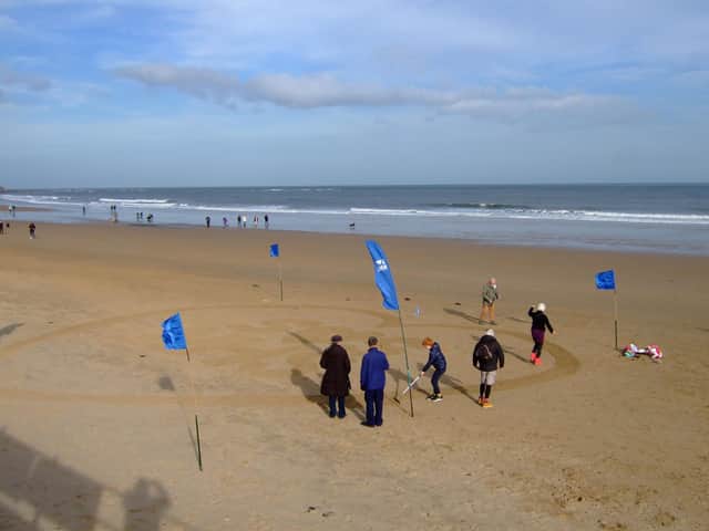 Campaigners mark SOS-NHS day of action on coast.