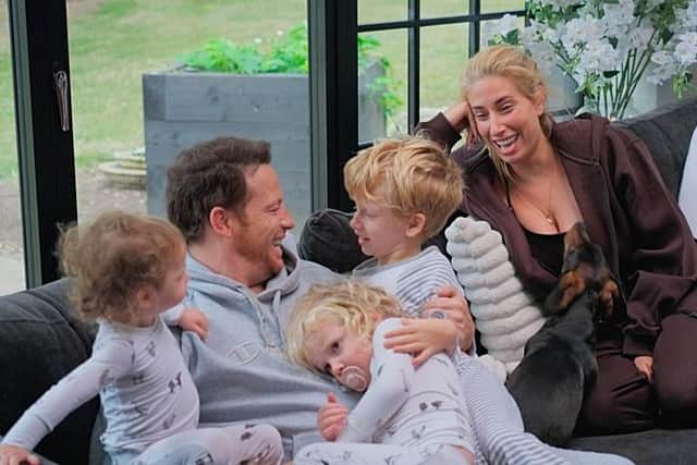 Stacey Solomon, husband Joe Swash and their family starred in Stacey & Joe (Picture: BBC/Optomen Television)