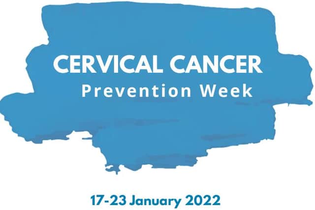 Cervical Cancer Prevention Week takes place between January 17 and January 23, 2022. Picture: Jo's Trust.