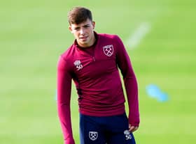 West Ham United's Harrison Ashby.
